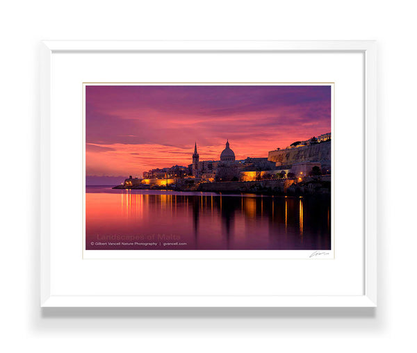 Fiery Sky over Valletta