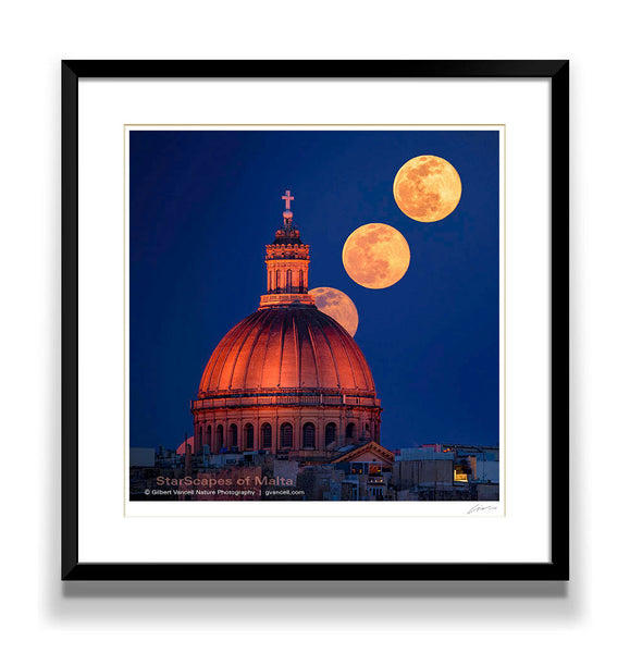 Moonrise Valletta