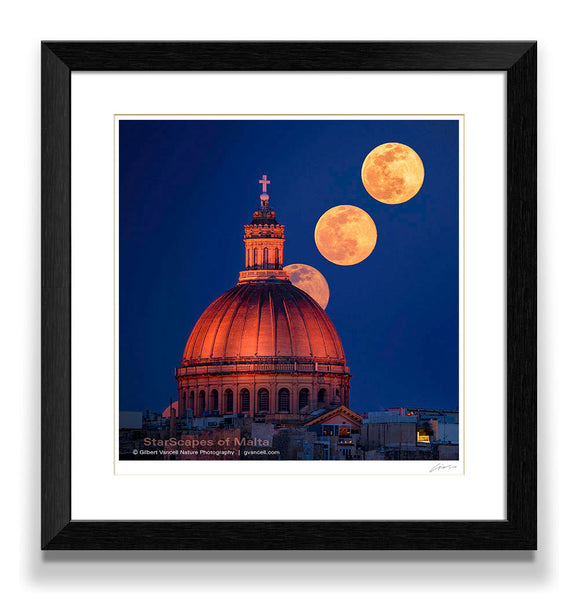 Moonrise Valletta