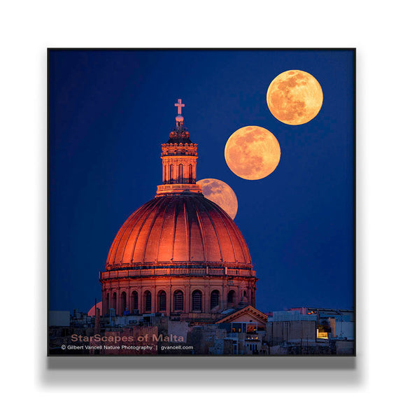Moonrise Valletta