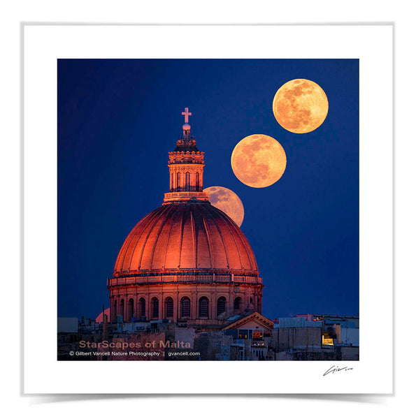 Moonrise Valletta