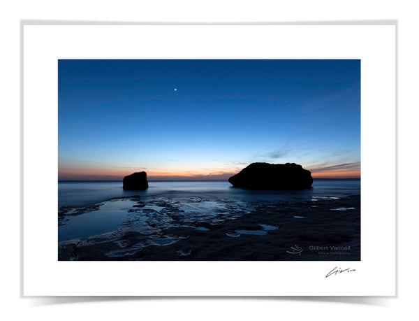 Venus Over Calm Seas