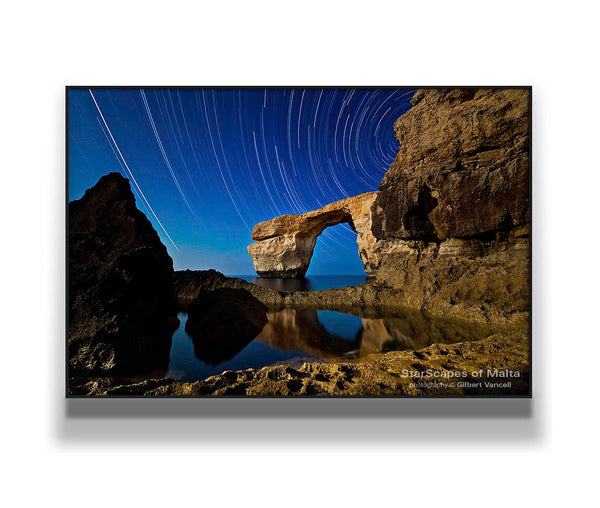 The Azure Window, Malta Fine Art Photography Print Gallery Block
