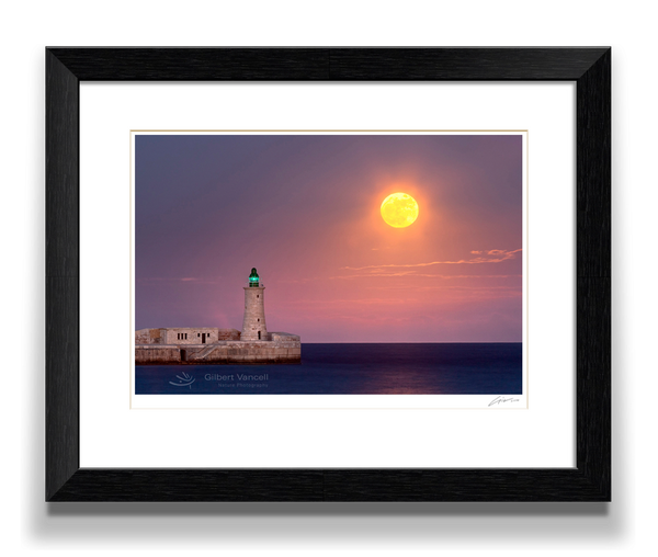 Moonrise, Valletta Lighthouse II