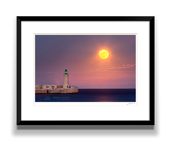 Moonrise, Valletta Lighthouse II