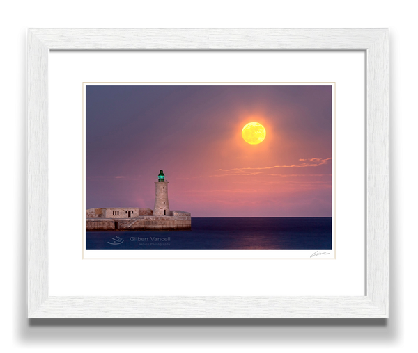 Moonrise, Valletta Lighthouse II