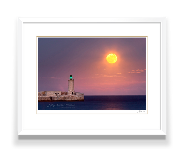 Moonrise, Valletta Lighthouse II