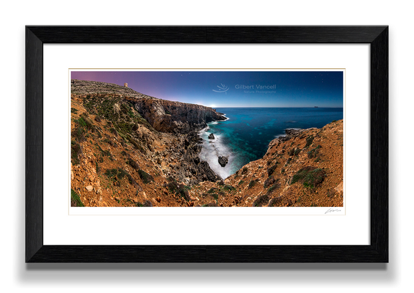 Moonlit Inlet at 'Ras il-Ħamrija'