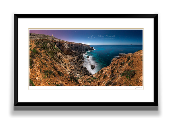 Moonlit Inlet at 'Ras il-Ħamrija'