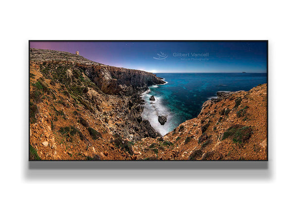 Moonlit Inlet at 'Ras il-Ħamrija'