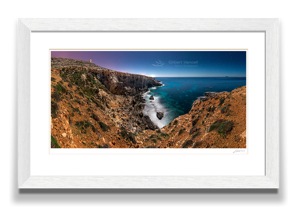 Moonlit Inlet at 'Ras il-Ħamrija'