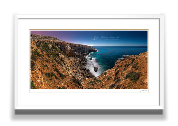Moonlit Inlet at 'Ras il-Ħamrija'