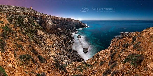 Moonlit Inlet at 'Ras il-Ħamrija'