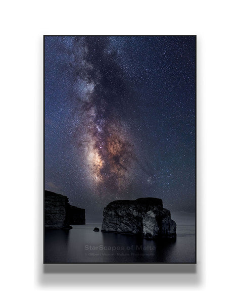 The Milky Way over the Fungus Rock, Gozo