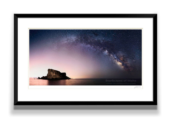 The Milky Way over Filfla