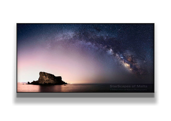 The Milky Way over Filfla