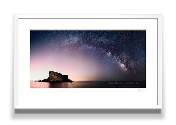 The Milky Way over Filfla