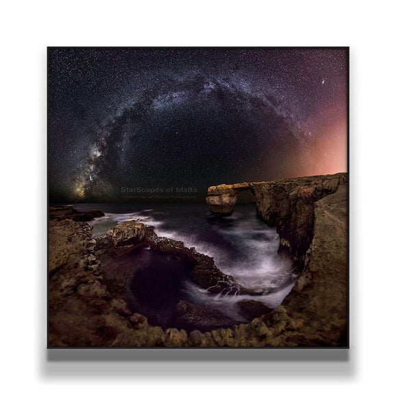 The Azure Window, Malta Fine Art Photography Print Gallery Block