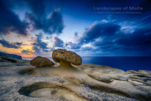 Mushroom Rock at Sunset