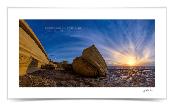 Sunset at il-Blata tal-Melħ