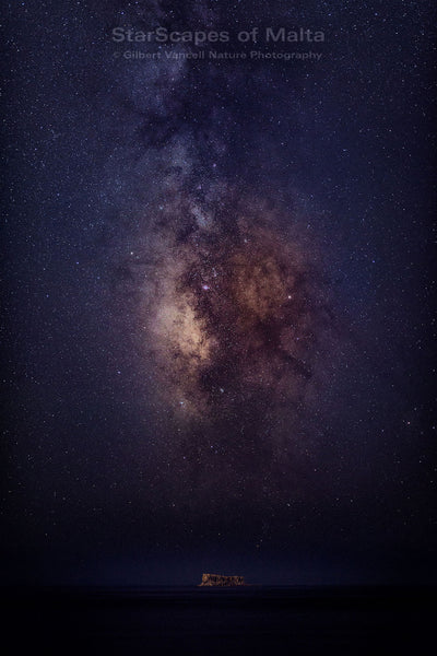 The Milky Way over Filfla II
