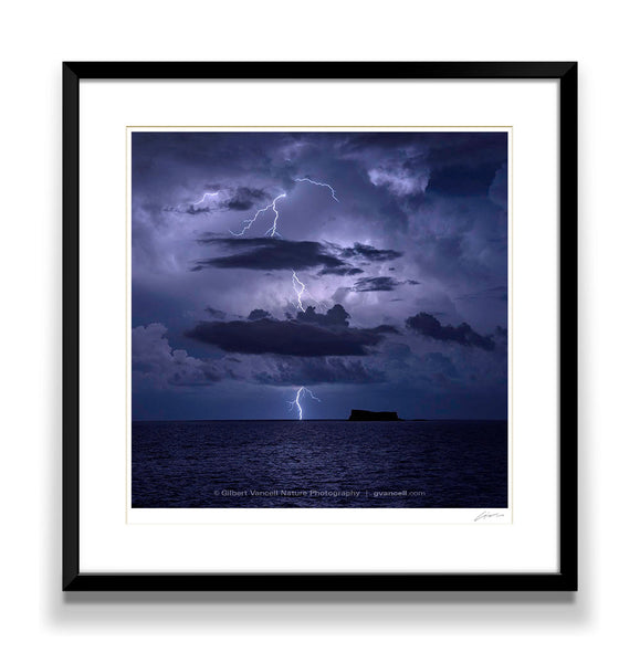 Lightning over Filfla I