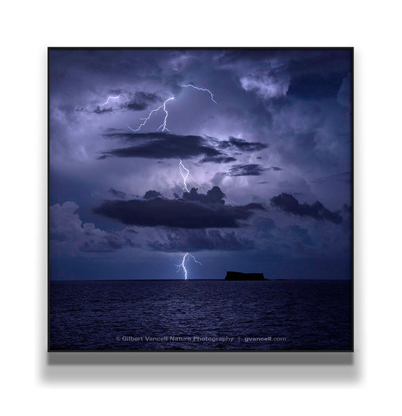 Lightning over Filfla I