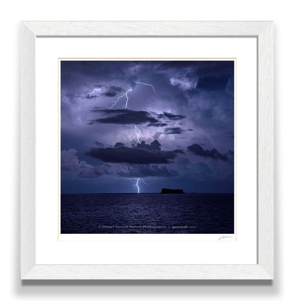 Lightning over Filfla I