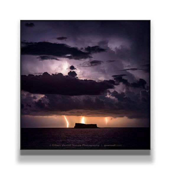 Lightnings over Filfla