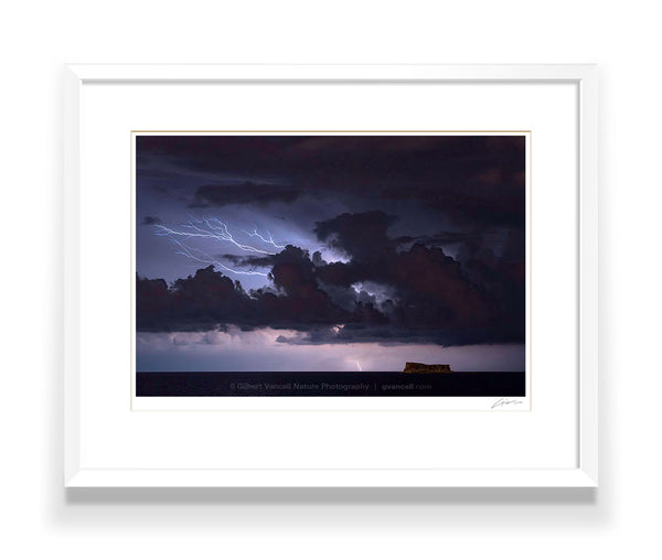 Lightning over Filfla II