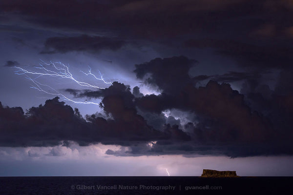 Lightning over Filfla II