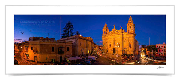 Naxxar Square at Twilight