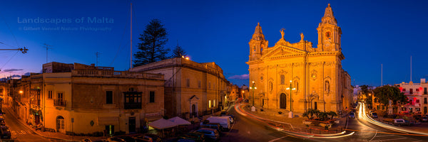 Naxxar Square at Twilight