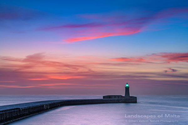 Valletta Lighthouse at Dawn