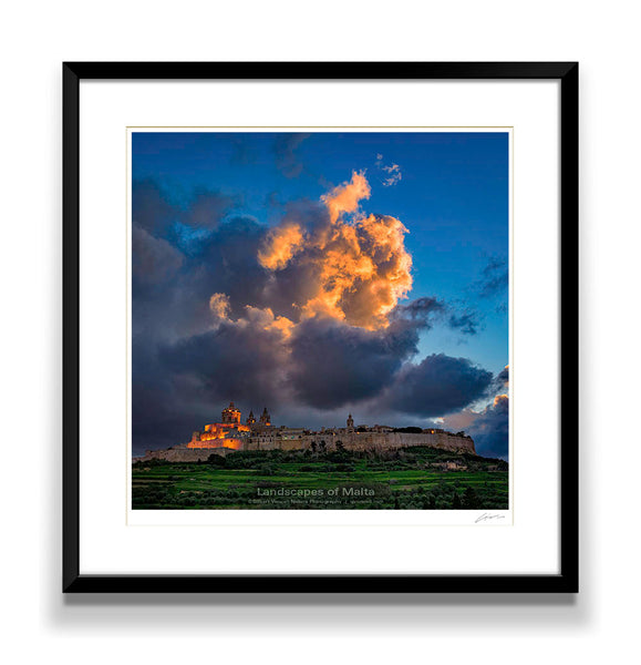 Catching Light – Mdina at Sunset