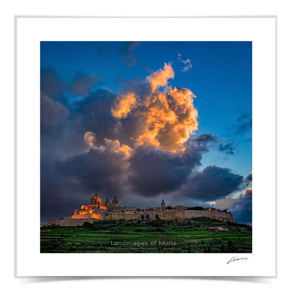 Catching Light – Mdina at Sunset