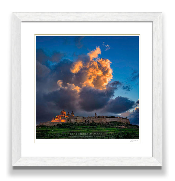 Catching Light – Mdina at Sunset