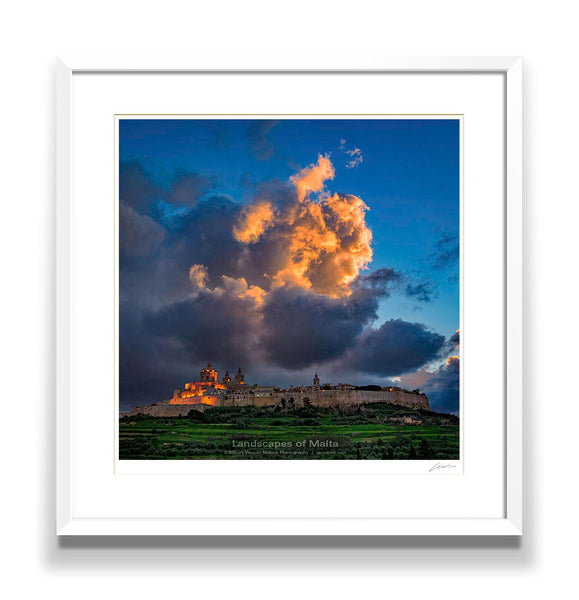 Catching Light – Mdina at Sunset