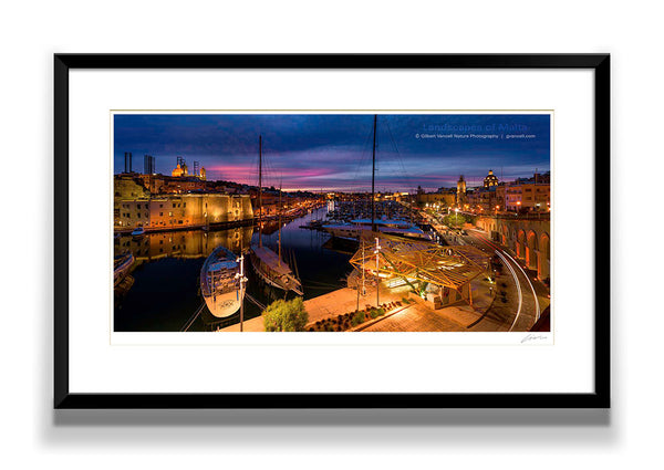 Birgu Marina at Twilight
