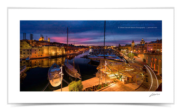 Birgu Marina at Twilight