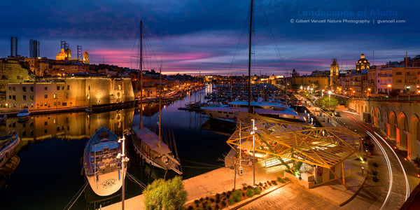 Birgu Marina at Twilight