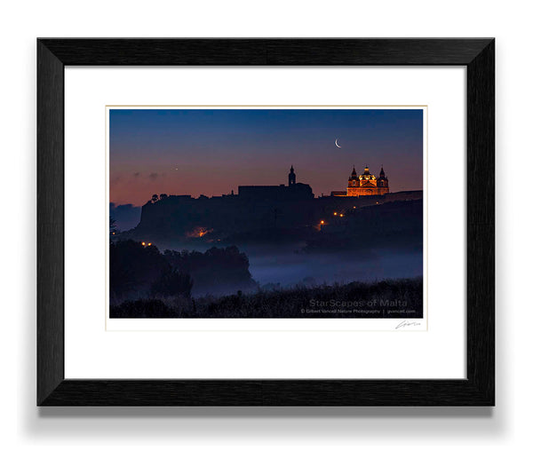 Moon & Venus over Mdina