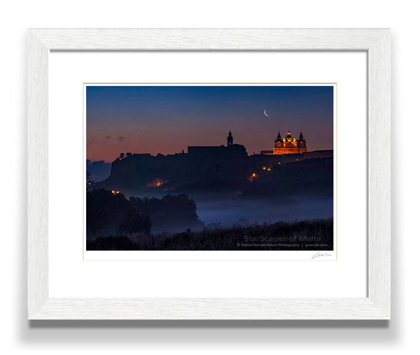 Moon & Venus over Mdina