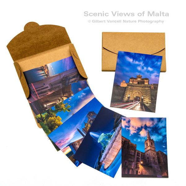 Scenic Views of Malta – Set of 8 Postcards